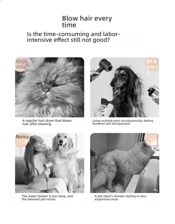 O1CN01FQS25I2H0orV9C2V7_!!2219000879089-0-cib Professional 3-in-1 Electric Dog Grooming Brush | Deshedding Tool with Cooling Mist & Adjustable Airflow for Hassle-Free Coat Care & Detangling