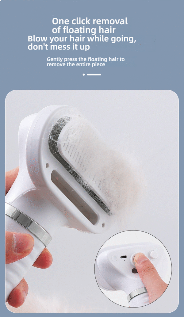 O1CN01KjbpcP2H0orSigOap_!!2219000879089-0-cib Professional 3-in-1 Electric Dog Grooming Brush | Deshedding Tool with Cooling Mist & Adjustable Airflow for Hassle-Free Coat Care & Detangling