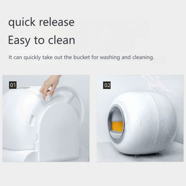 O1CN01RFUdd31GTNlLkL3D7_!!2218902830623-0-cib.jpg_ LitterMaster Pro Smart Cat Litter Box | Fully Automatic Deodorizing Electric Cat Toilet | Silent and Splash-proof Design