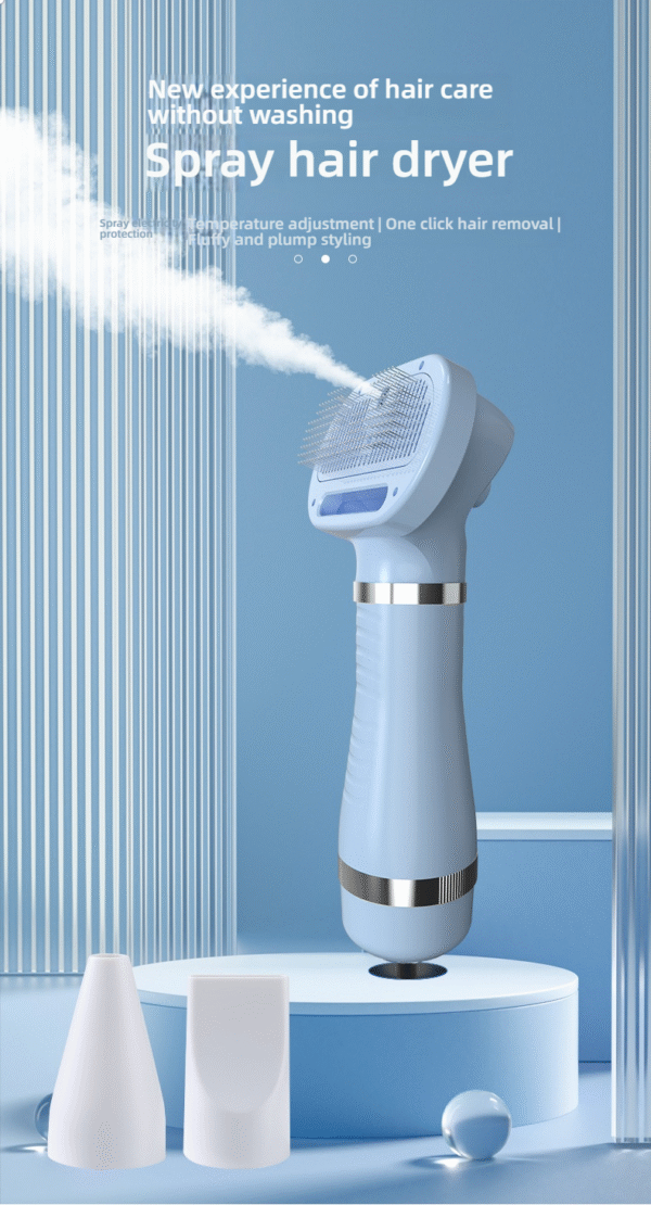 O1CN01VjKY9Q2H0orWrfAx1_!!2219000879089-0-cib Professional 3-in-1 Electric Dog Grooming Brush | Deshedding Tool with Cooling Mist & Adjustable Airflow for Hassle-Free Coat Care & Detangling