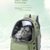 Portable Breathable Pet Cabin Double Shoulder Cat Backpack