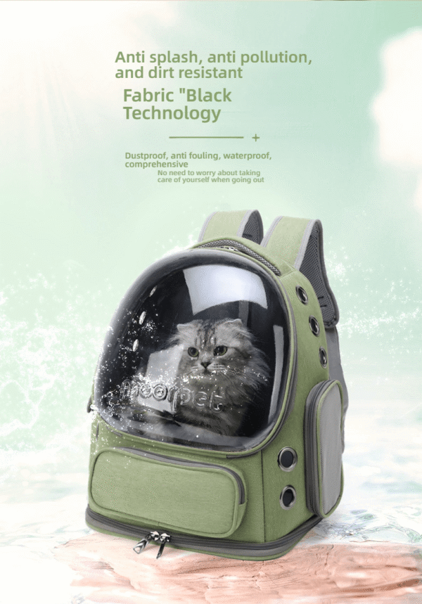 Portable Breathable Pet Cabin Double Shoulder Cat Backpack
