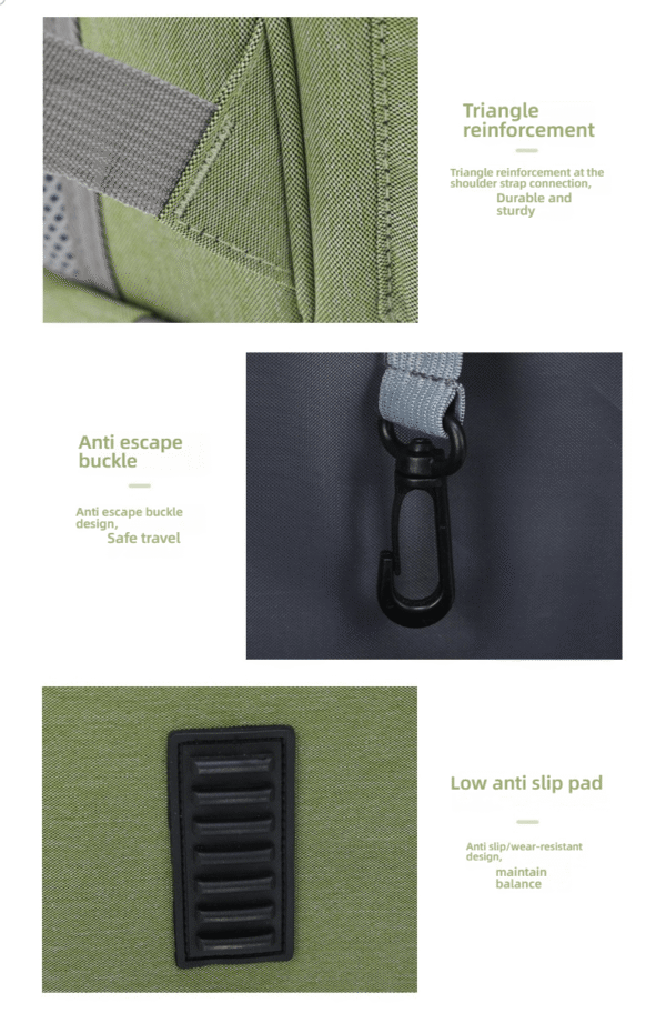 Portable Breathable Pet Cabin Double Shoulder Cat Backpack