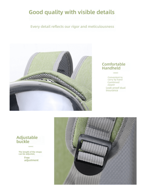 Portable Breathable Pet Cabin Double Shoulder Cat Backpack