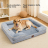 Memory Foam Sofa for Medium & Large Dogs, Removable & Easy-Clean Cover